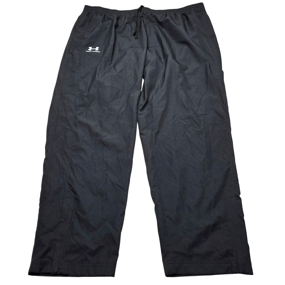 Under Armour Woven Training Pants Mens 3XL Black Loose Fit 1352031